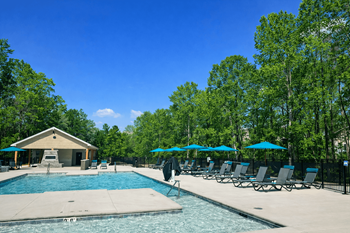 Resort style swimming pool